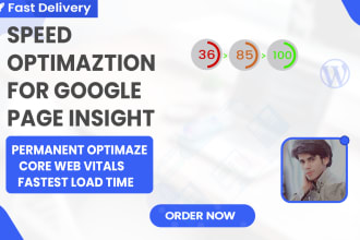 fix core web vitals and do wordpress speed optimiation