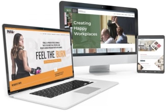 create a responsive wordpress website or landing page with elementor pro