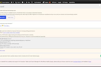 design, manage or recover your wordpress or scratch website
