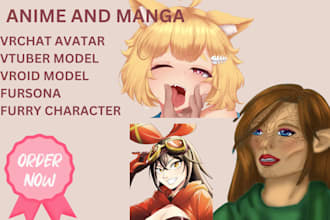 create fursona avatar, nsfw avatar, furry and vrchat