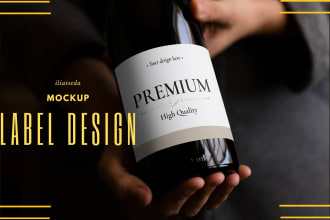 design liquor label design, whiskey, tequila, wine, beer