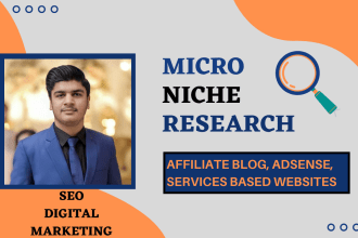 do high traffic micro niche research and SEO keywords research