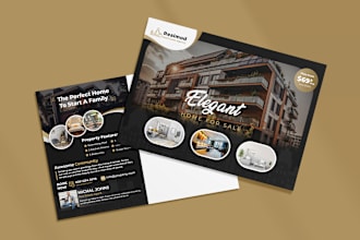 do eddm postcard design or real estate postcard design