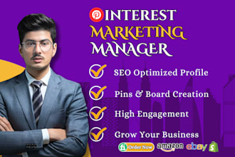 set up or update your pinterest profile with SEO optimized boards and pins
