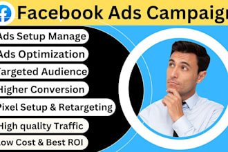 setup creat facebook ad campaign fb advertising fb marketing