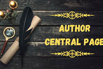 do amazon author central page creation