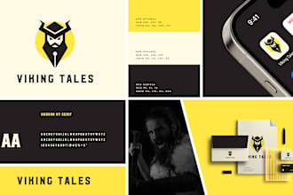 create modern minimalist logo and style guide
