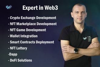 built web3 marketplace, web3 game, cex, dex, or dapp for you