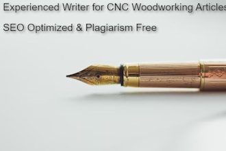 write SEO articles on cnc woodworking tools and machines
