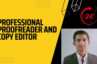 proofread and copy edit your english content