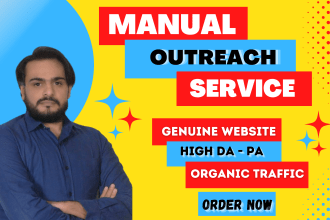 be your manual blogger outreach expert and provide guest posting service
