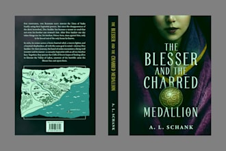 design print book cover front, back, spine and kdp cover