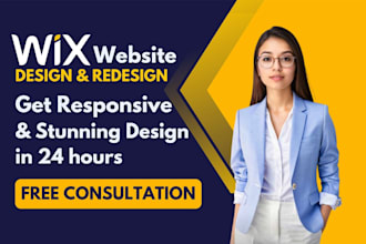 build wix website or design and redesign wix website