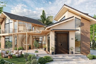 do realistic architectural visualization and modeling