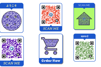 design qr codes with unique shapes