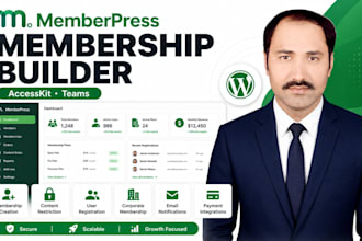 design a customized membership website with memberpress