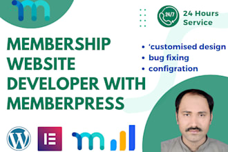 design a customized membership website with memberpress