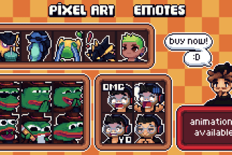make pixel art emotes and badges for your twitch or discord