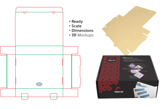 create a diecut file with 3d and prepare to print cmyk