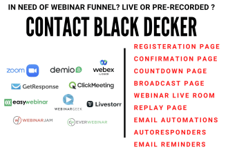 setup webinar funnel on zoom, clickfunnel, webinarjam everwebinar