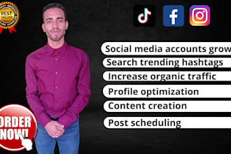 be your professional social media manager for your business