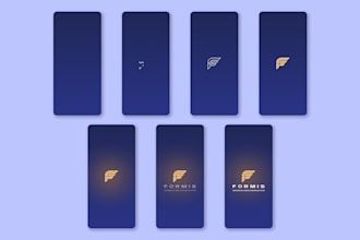 do logo animated splash or onboarding screen