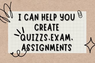 create assignments, test and quizzes in spanish and english