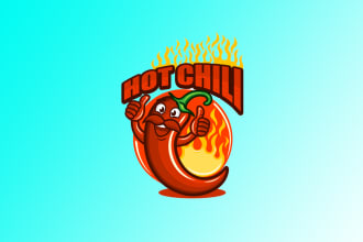 design meaningful cartoon chili pepper mascot logo within new concepts