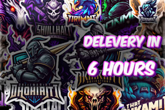 design an amazing twitch, youtube, gaming mascot logo