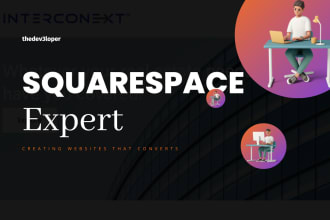 do squarespace website redesign, squarespace website design, squarespace website