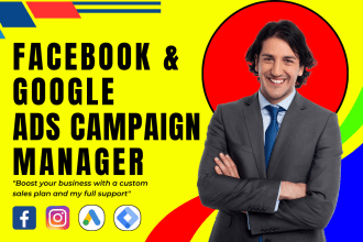 run targeted facebook and instagram and google ads that drive results