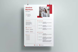 resume design a professional resume, cv and cover letter