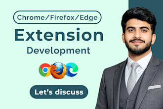 develop any browser extension like chrome or firefox addon