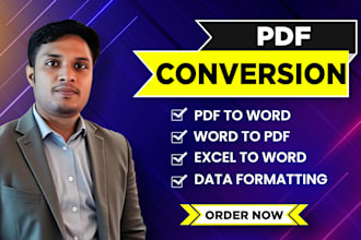 do convert pdf to excel, pdf to word and data formatting