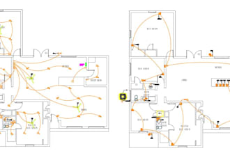 autocad electrical drawing, layout, load calculation