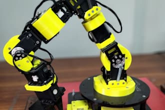 do arduino programming, arduino robotics arm, schematic, pcb