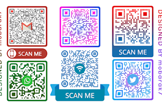 make and design custom attractive qr code with logo