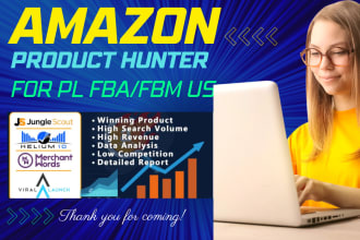 do amazon product hunting of private label fba and fbm product research