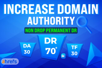 increase domain rating DR 60 fast delivery ahrefs