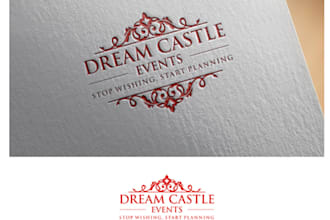 create a modern event logo and business card design