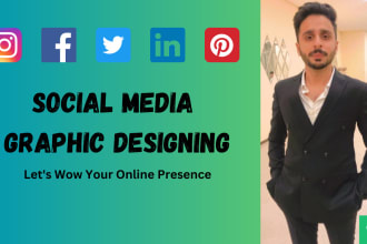 design social media posts graphics for instagram, facebook