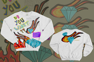 design a illustration streetwear design for your brand