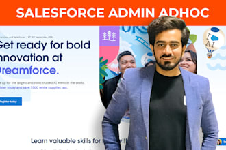 be your salesforce admin and developer