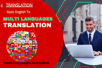 translate english to multi languages that you need