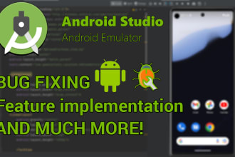 fix bugs and help you with your android studio project