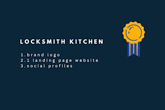 design locksmith logo and website in 7 days