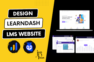 design wordpress learndash lms website