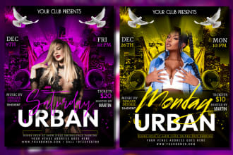 design exceptional church flyer or event flyer design