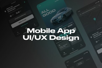 make a UI UX design for a mobile app, game, or web service
