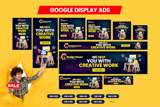 design awesome display ads, google ads banner, web banner